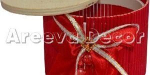 Red Round Shape Gift Box