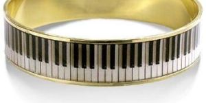 Piano Key Bangle Bracelet