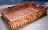 Carved Wooden Tray