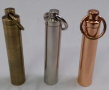 Keychain Cremation Urn Made up of Brass