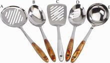 Stainless Steel Wooden Handle Skimmer/Laddle