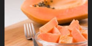 Frozen Papaya Cubes