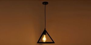 Triangular Single Hanging Light