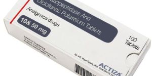 Serratiopeptidase and Diclofenac Potassium Tablets