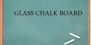 Glass Chalk Blackboard