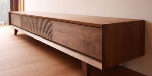 Brown Mango Wood TV Cabinet