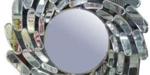 Designer Round Glass Mirror