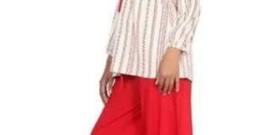 Printed Crepe Top