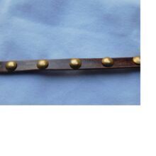 Leather Cords with Metal Stud