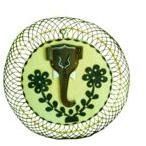 Flowers Ganesha Head Bamboo Key Hanger