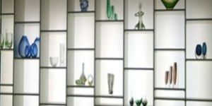 Display Shelves and Lighted Walls