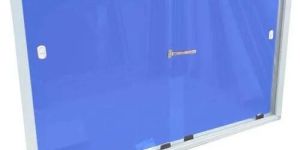 Sliding Glass Notice Board