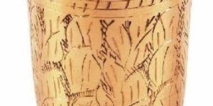 Brass Dotted Water Glass