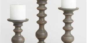 Wooden Candle Holders Stand