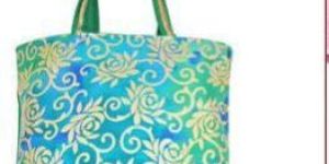 Foil Printed Brocade Bag