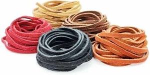 Suede Leather Shoelaces