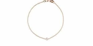 Delicate Rose Gold Plated Fashion Solitaire Bracelet