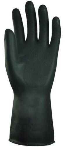Male Black Heavy Latex Gloves