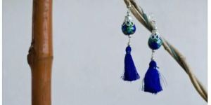Silk Thread Earring