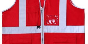 Evion ES-032 Red Reflective Safety Jacket