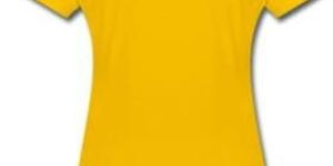 T Shirt Yellow Knitting Fabric