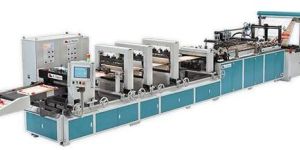 HEAVY DUTY CENTER SEAL POUCH MAKING MACHINE