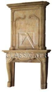 Valence with over Mantle Fireplace Surround