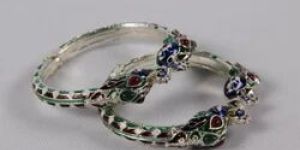 Designer Peacock Bangles