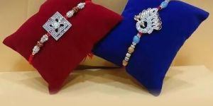 Diamond Rakhi Set