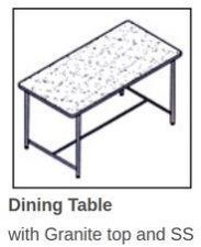 Stainless Steel Dining Table