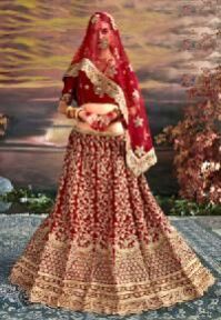 Embroidered Bridal Lehenga