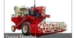 Tractor Mounted Combine Harvester