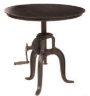 Iron Leg Crank Table