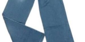 Ladies Blue Faded Denim Jeans