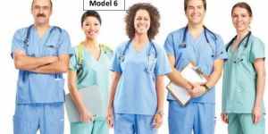 Unisex Blue Hospital Staff Uniform