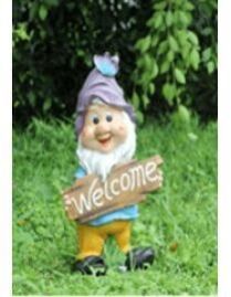 Welcome Sign for Home or Garden or Balcony