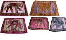 Embroidered Patch Sequins Patchwork Table Runner