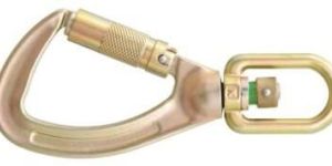 Steel Swivel Triple Action Locking Bulb Type Snap Hook with Load Indicator