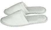 White Cotton Hotel Bathroom Slippers