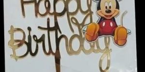 Happy Birthday Cake Topper