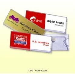 TRANSPARENT Kebica Name Badge