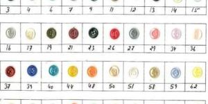 Colored Polyester Button