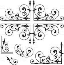 Wrought Iron Ornaments