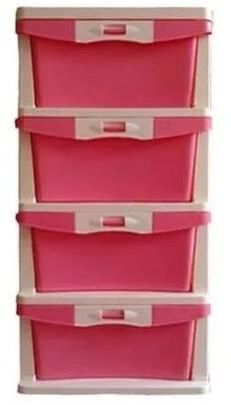 Plastic Four Drawer Cabinet