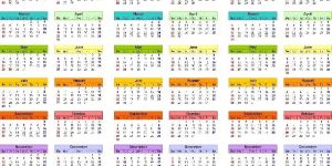 New Year Calendar