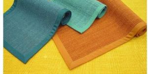 Cotton Border Jute Full Colour Rug