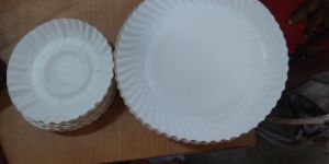 White Paper Plate