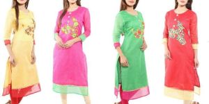 KhushalK Embroidered Designer Long Kurti