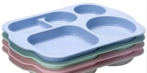 5 Compartment Plastic Plate