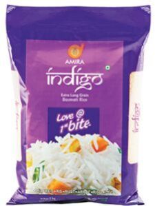 AMIRA INDIGO EXTRA LONG GRAIN BASMATI RICE